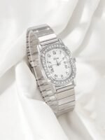 Montre en Acier Inoxydable Argenté - Image 2