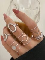 Pack de 11 Bagues en acier inoxydable - Image 2