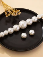 Parure Collier et Boucles d’Oreilles avec perles - Image 5