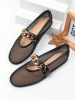 Sandales Plates tissu tressé - Image 2