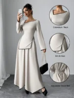 Ensemble 2 Pièces Asymétrique - Image 3