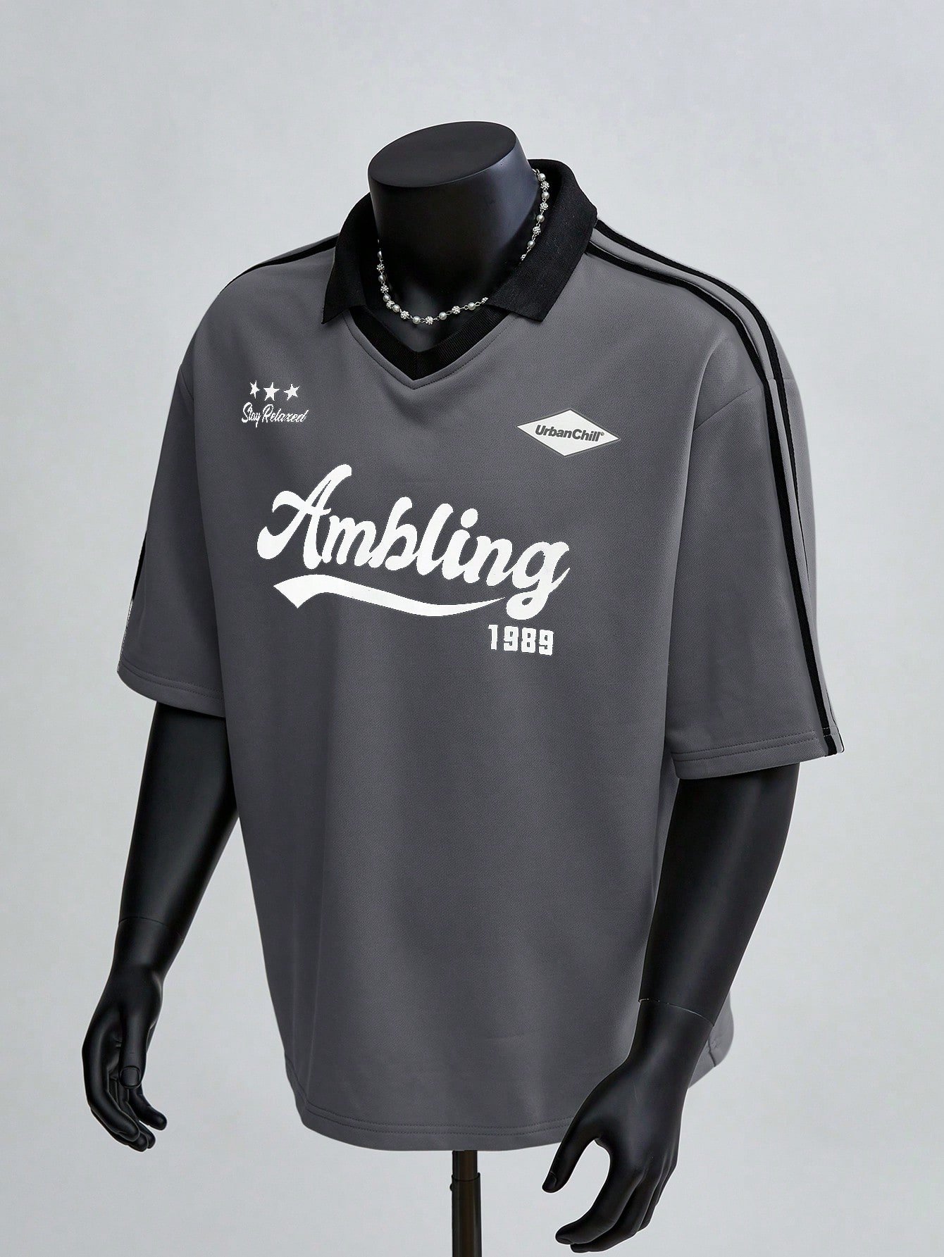 17376144104601091285f1d210201cb3fa75c481d5.jpg Polo en Maille à Manches Courtes - Image 1