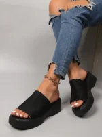 Sandales Plates bout carré - Image 6