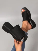 Sandales Plates bout carré