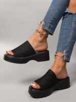 Sandales Plates bout carré - Image 4