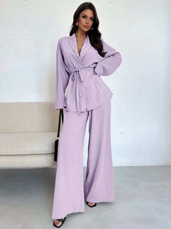 Ensemble Surchemise + Pantalon Taille Haute