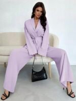 Ensemble Surchemise + Pantalon Taille Haute - Image 5