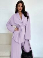 Ensemble Surchemise + Pantalon Taille Haute - Image 7