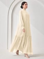 Robe Élégante à Col Montant - Image 4