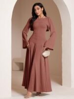 Ensemble 2 Pièces Haut Long à Manches longue + Robe dos nu - Image 6