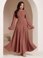 Ensemble 2 Pièces Haut Long à Manches longue + Robe dos nu - Image 7